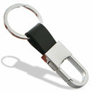 Fashion Men Leather Alloy Metal Keyfob Car Keyring Keychain Key Chain Ring Gift