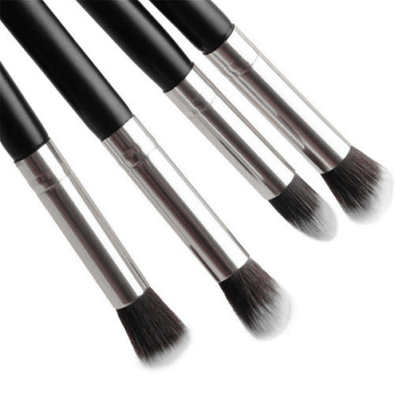 4Pcs Pro Eyeshadow Blending Powder Foundation Brush Set Cosmetic Makeup Tool
