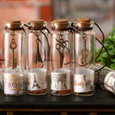 12pcs Mini Empty Glass Bottles Wishing Bottles Pendant Vials Jars Cork Stopper