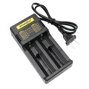 Skywolfeye US Plug 2A Li-ion 18650 Battery Charger Adapter w/ Power Display