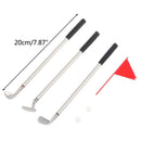 3Pcs Metal Golf Models Ball Pen + 2pcs Golf Balls Training Set Tool Accessories
