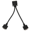 DMS-59 Male to 2 Dual Link DVI-I 24+5 Pin Splitter Adapter Cable Y2U1