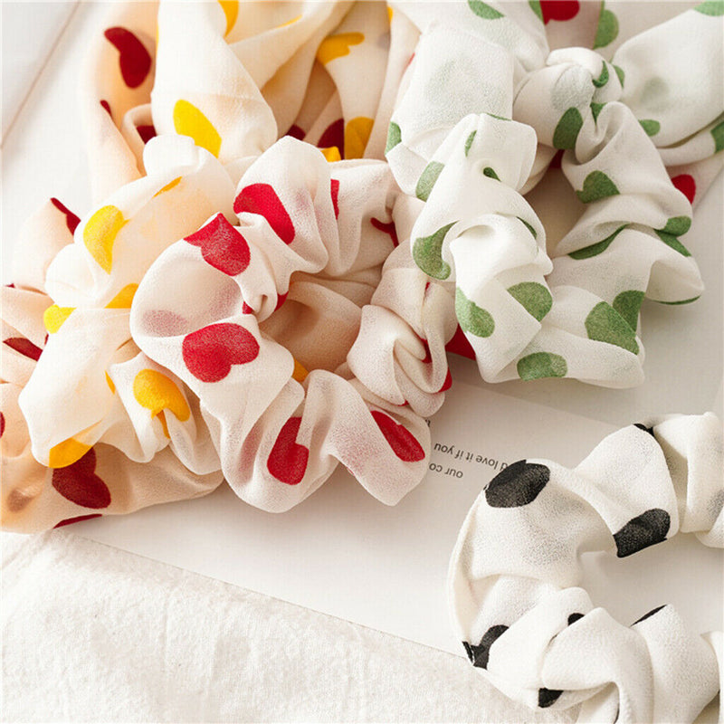 5 Pieces Women's Hair Scarf Elastic Hair Ties Hair Band Ponytail