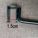 2Pieces Helmet Rack Wall Mounted Coat Hat