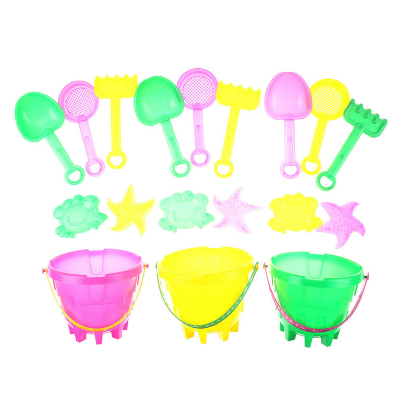 5pcs Kid Outdoor Beach Sand Tools Toys Bucket Shovel Set  Baby Play sand T Ew