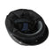 Men's Motorcycle Motorbike Open Face Helmet Visor with Goggles Plain Black Matt