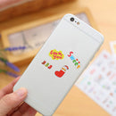 6 Sheets Cartoon Stickers DIY Calendar Diary Book Scrapbook Crafts Set