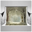 7 x 5ft Winter Backdrops Photography Snow Freeze Forest Background for Stud W5B5