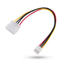 4-pin Male to Female Power Y-Splitter Cable IDE IP4 Extension Adapter 2x