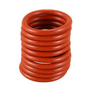 28 mm x 3 mm Silicone O Ring Oil Sealing Washers Red 10 pcs J5W4