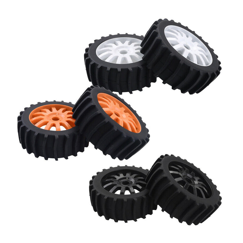 Different Color RC Car Wheel Tires 1/8 RC Buggy Wheel Accessories White