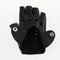 Women Mens PU leather Punk Rock Style Half Finger Hollow Holes Gloves