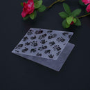 1pc Palm Handprint Plastic Embossing Folder Template For Scrapbooking DIY