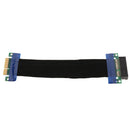 PCIe 4X Riser Card Adapter Flexible Extension Converter Cable 64Pin 15cm