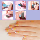 Nail Art Sponge Stamp Stamping Template Transfer Manicure DIY Pink