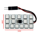 T10 RGB 12Led  Car Led Remote Control Rgb Car Led Panel Interior Auto LightS Hn