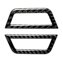 2pcs/set Roof AC Air Vent Covers Carbon Fiber Trim Stickers for BMW E46 98-05
