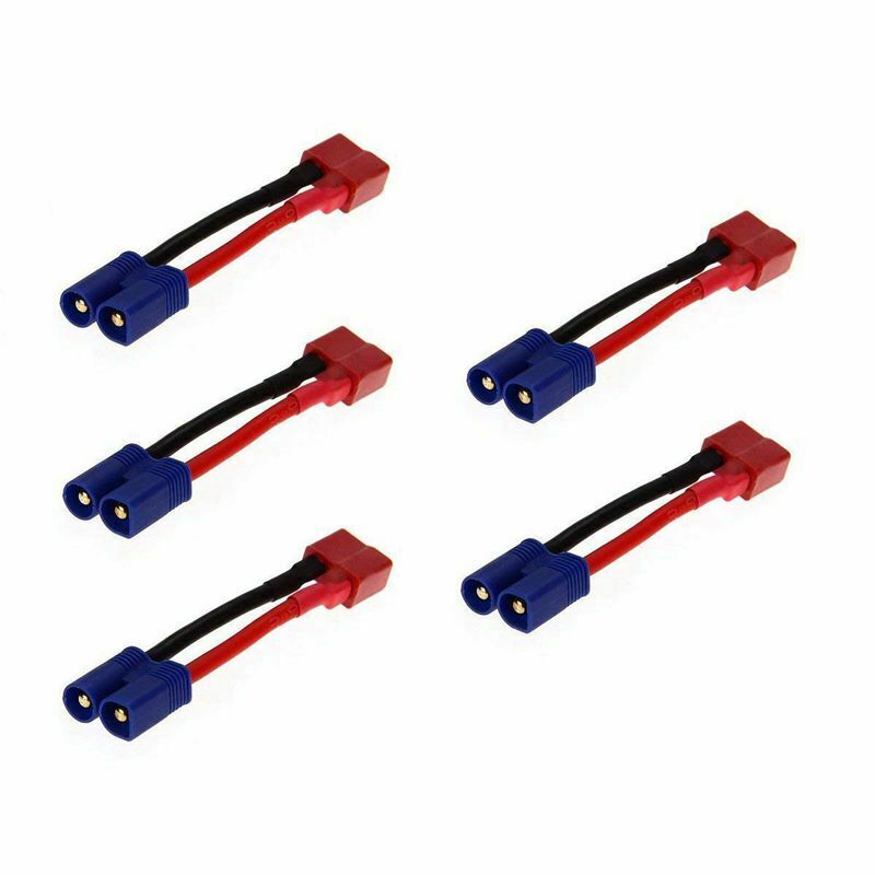 T-Plug (Deans Style) Female to Male EC3 Style Connector / Adapter (5pcs in  N7O7