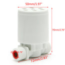 Automatic Water Level Control Valve Tower Tank Floating Ball Valve White 1Pc