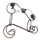 Metal Wine Bottle Holder Grape Vine Shape Crafts Desktop Decoration