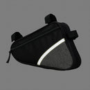 Bicycle Bag MTB Road Bike Front Tube Frame Pouch Cycling Equipment (Grey)