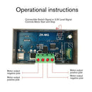DC 5-30V 12V 24V 5A DC Motor Controller PWM Duty Ratio Frequency MAX 15A ZK