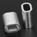 10 PCS 3mm Aluminium Alloy Wire Rope Ferrules