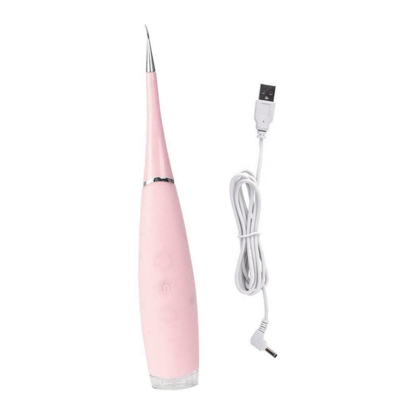Oral Clean Sonic Ultrasonic Scaler Handpiece Tooth Whitening Scaling Pink