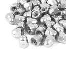 25Pcs 1/4 inch - 20 Stainless Steel Dome Head Cap Acorn Hex Nuts 25Pcs