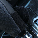 Black Synthetic Leather Car Auto/Manual Gear Shift Knob Protective Cover Case