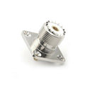 SO-239 Female Jack Square Shape Solder Cup Coax Connector For Radio M&O