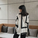 Women Chiffon Printed Blouse Retro Loose Casual Summer Top Long Sleeve Shirtsâ„–[