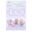 Cool Fox Transparent Stamps Metal Cutting Dies Stencils Scrapbooking Emboss