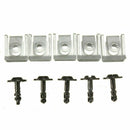 5set Engine Undertray Clips Splash Guard Shield Trim Cover Clamp For BMW E38 E39