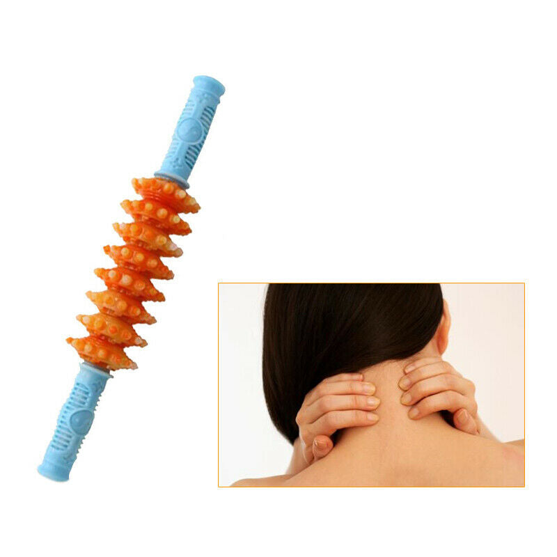 Body Massager Stick Hedgehog Balls Muscle Roller Anti Cellulite Massager Tr N9A2