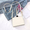 Fashion Women Shoulder Handbag PU Leather Solid Color Crossbody Bag (White)