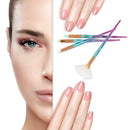 4pcs/Set Diamond Plastic Handle Face Eye Shadow Makeup Brushes (Lake Blue) A