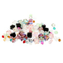 100 Mixed Rhinestone Spacer Bead Charms Pendant for Jewelry Making Craft