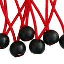 6pcs 6" BALL BUNGEE CORD Tarp High Elastic Tie Down Canopy Fastening Loops Red