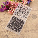 Flower Printed DIY Scrapbooking Plastic Embossing Template Folder Stencil A