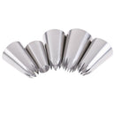 5x Large Russian Icing Piping Pastry Nozzle Tips Cake Decorating Tool NozzlesES