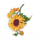 sunflower iron on patch embroidered clothes patch for clothing garment apparel F