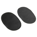1 Pair DIY Knee Elbow Leather Patches Sewing Applique Repair Patches Black