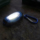 Portable Super Mini COB Light LED Flashlight Key Ring Torch 3-Modes Keychain
