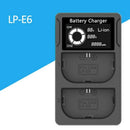 For Lp-E6 Battery Charger For Eos 5D Mark Ii Iii Iv,5Ds,5Ds R,6D,60Da,7D,70 U8N3