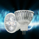 Practical 12V 4W 320LM 3000K 4 LED MR16 Interface Spotlight Lamp Warm White
