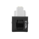 15 Amp Circuit Breaker Protector 120V/240V AC 50V DC Rocker Reset for Car