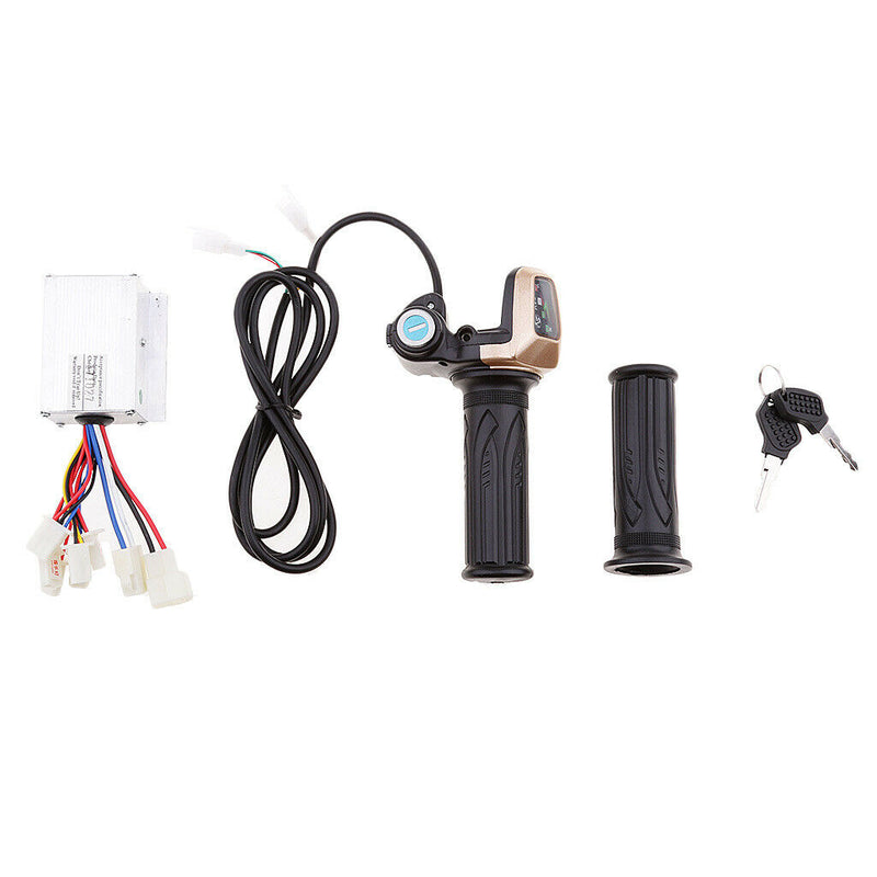 Electric Bike Scooter Motor Brush Speed Controller Grip Throttle 1 24V250W