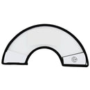 5X(Elizabethan Dog Cat Pet Wound Healing Cone E- Collar White with Black K8S1)