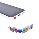 10X Anti Dust Crystal Cap Earphone Jack Plug Stopper For Cell Phone 10*3.5MM  ME